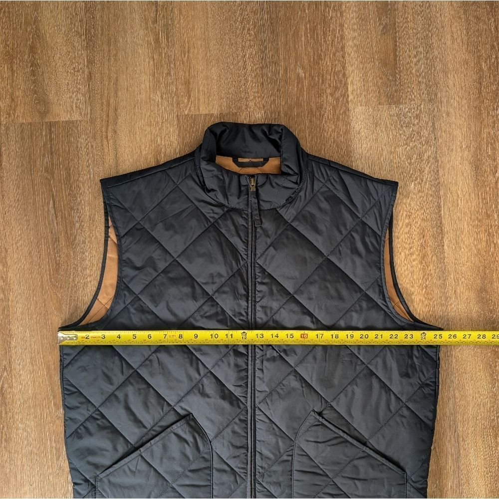 J. Crew Quilted Navy Walker Puffer Vest Size XL - Picture 7 of 10